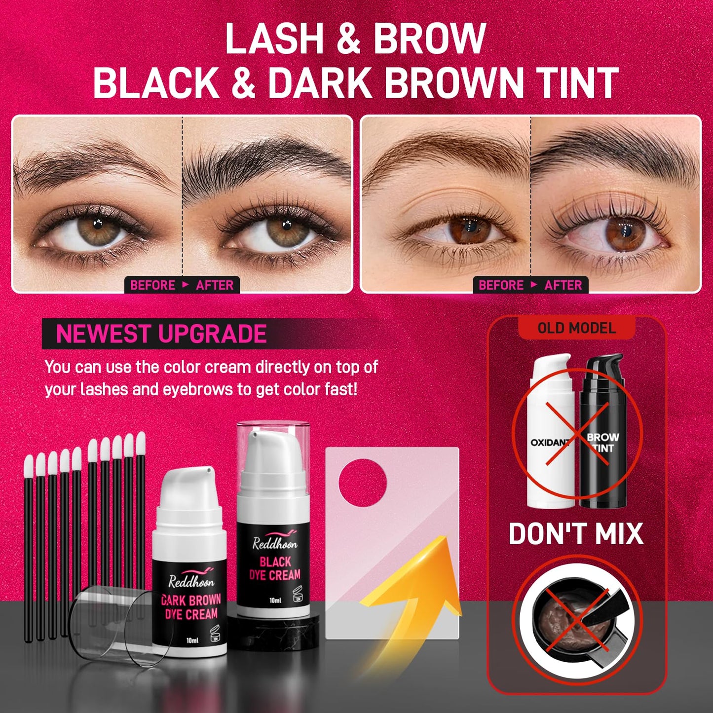 Novobey 6-in-1 Lash Lift & Brow Lamination Kit – Curl, Color, and Complete Tools for Home Use