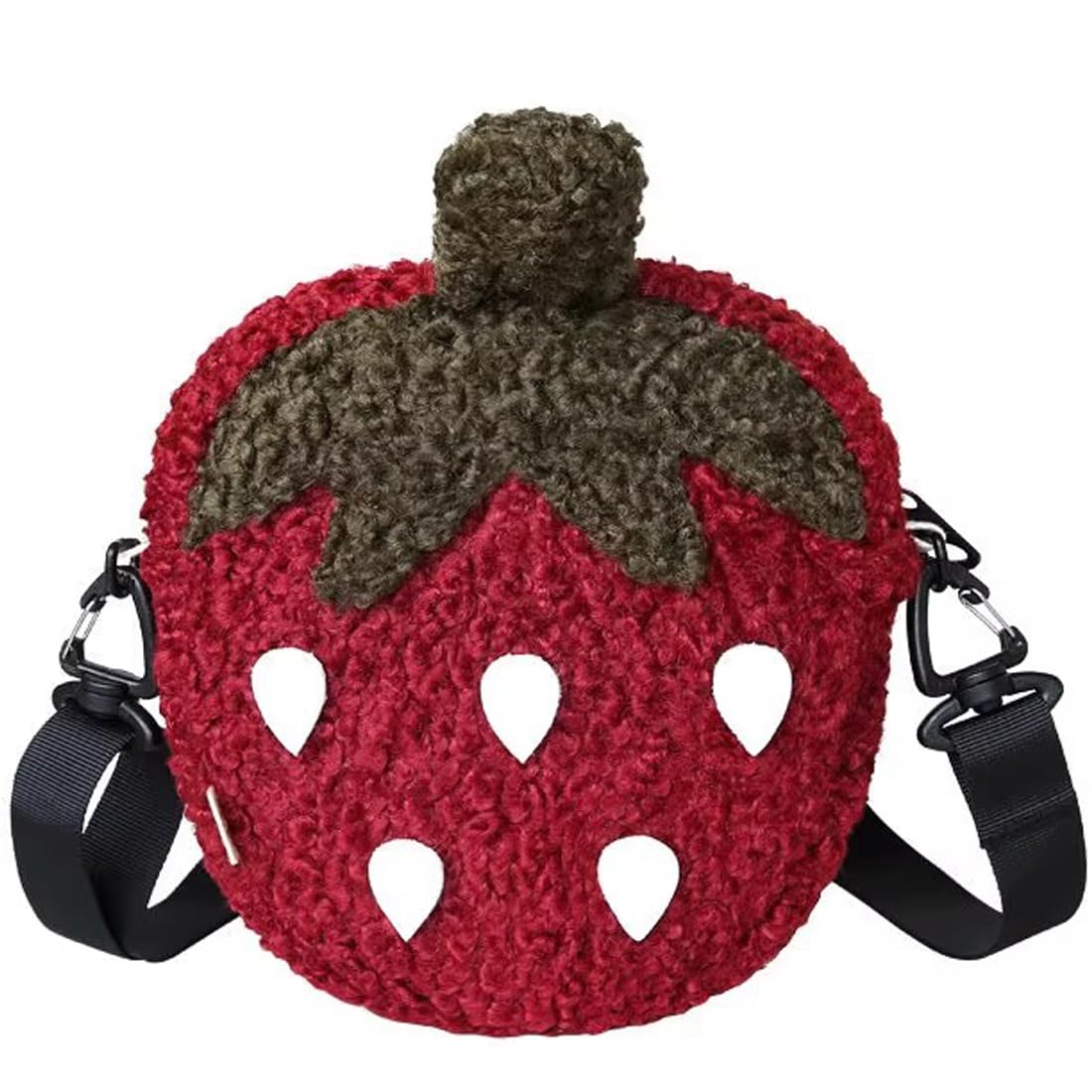 Noy Lacha Plush Strawberry Crossbody Purse – Cute Gift for Girls & Teens