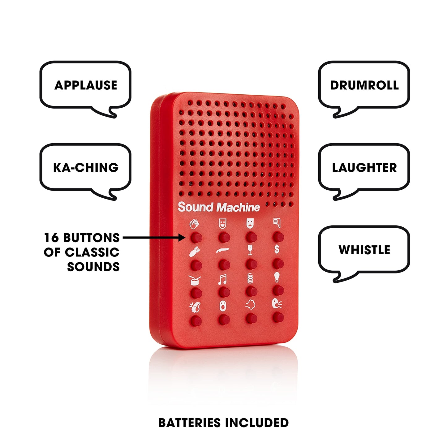 NPW Classic Sound Machine – Portable Prank Toy with 16 High-Fidelity Sounds
