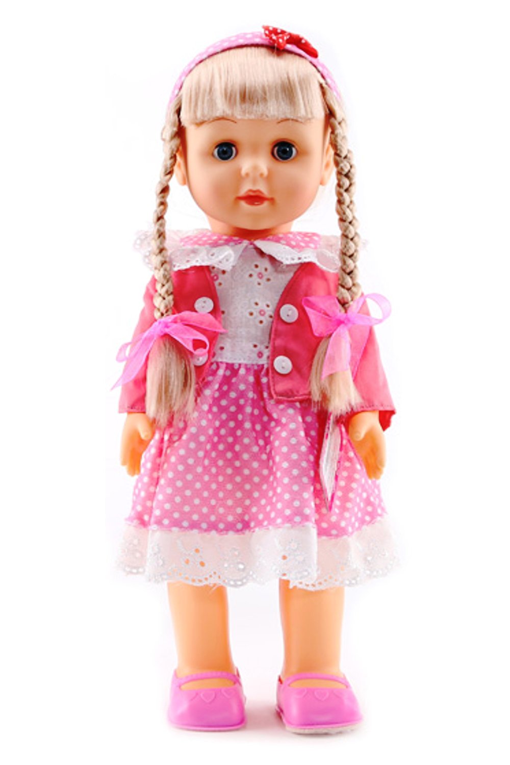 NST Gifts Belinda Walking Doll 17 Inch – Interactive Vinyl with Singing, Talking & Sonic Control