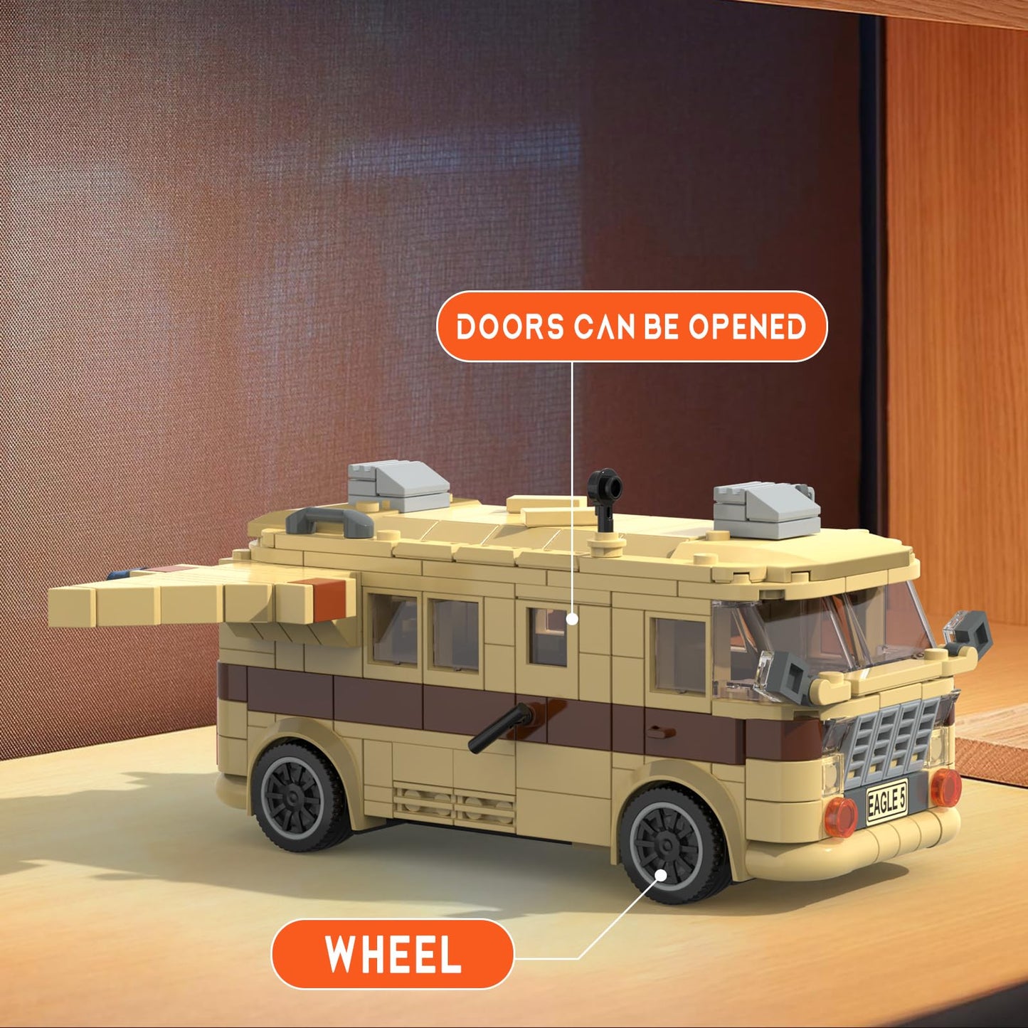 Nubee Eagle-5 Spaceballs Building Set – 437 Pcs Spaceballs Movie Kit for Ages 8-14