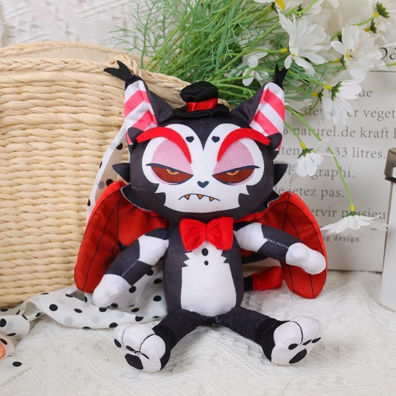Nultse 2024 Hazbin Hotel Husk Plush – Cute Soft Stuffed Doll Gift