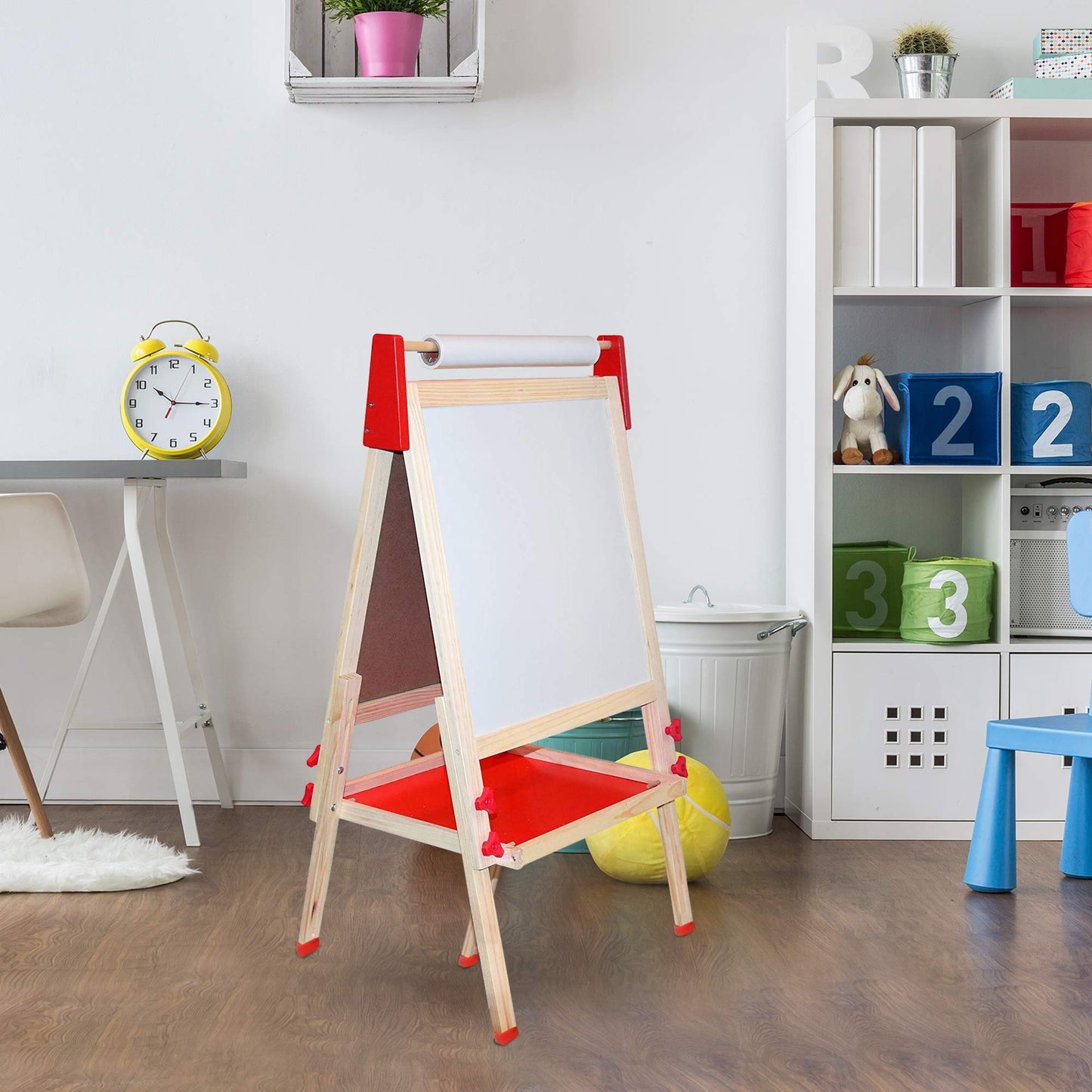 Number 1 in Gadgets Deluxe Standing Art Easel – All-in-One Wooden Kids' Art Station