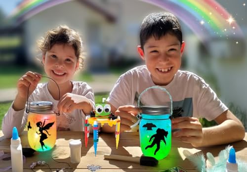 NUMI'SMILE Make Your Own Space Night Light & DIY Robotic Kit - STEM Crafts for Kids 5-12