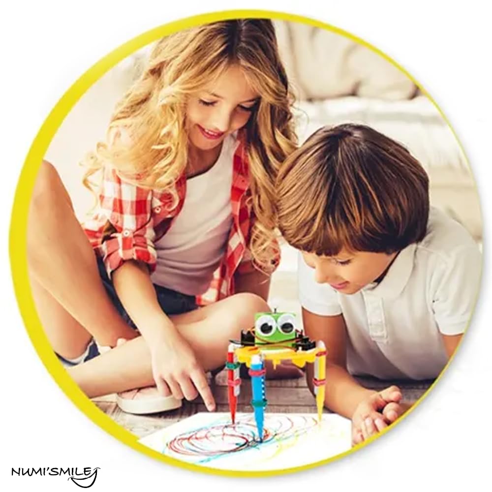 NUMI'SMILE Make Your Own Space Night Light & DIY Robotic Kit - STEM Crafts for Kids 5-12