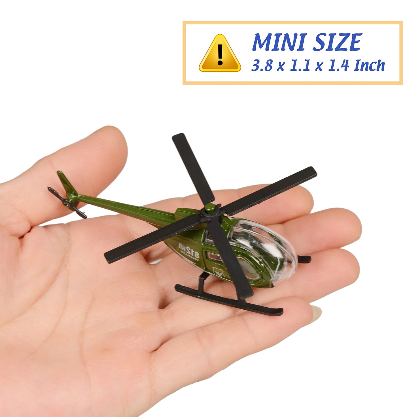 Nunkitoy Die-Cast Military Vehicles Set 6-Pack — 1:87 Scale Army Models
