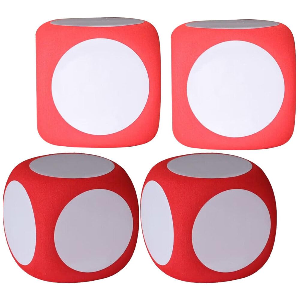 NUOBESTY Giant Foam Dice – Dry Erase, 2.36-Inch Large Dice for Home & Classroom