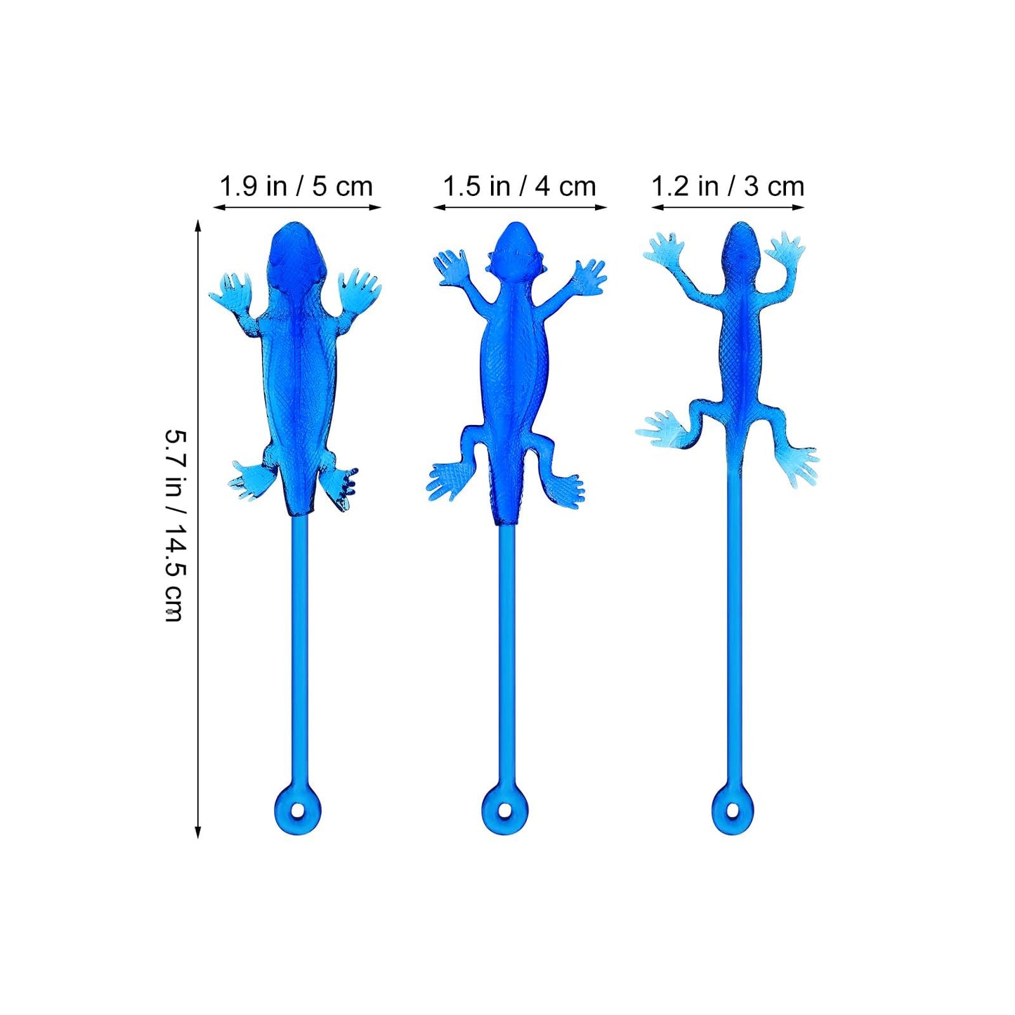 NUOBESTY Sticky Lizards Toys – Stretchy Gecko Party Favors (20 Pcs)
