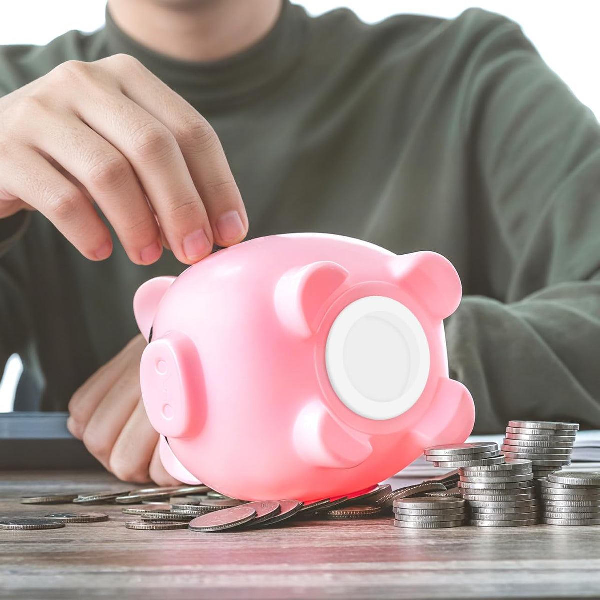 NUOBESTY Piggy Bank Stopper Set – 5 Silicone Plugs for 28–36mm Openings