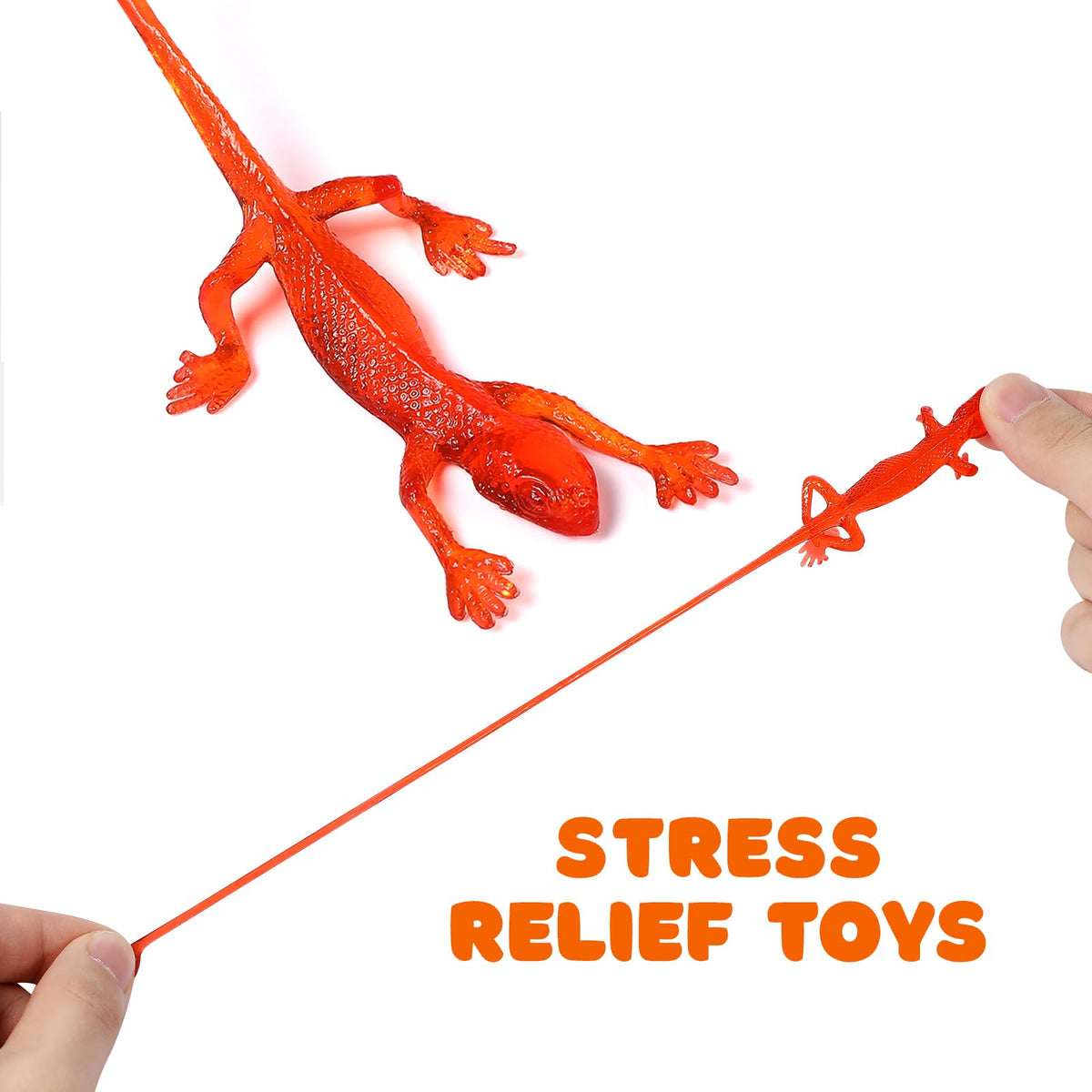NUOBESTY Sticky Lizards Toys – Stretchy Gecko Party Favors (20 Pcs)