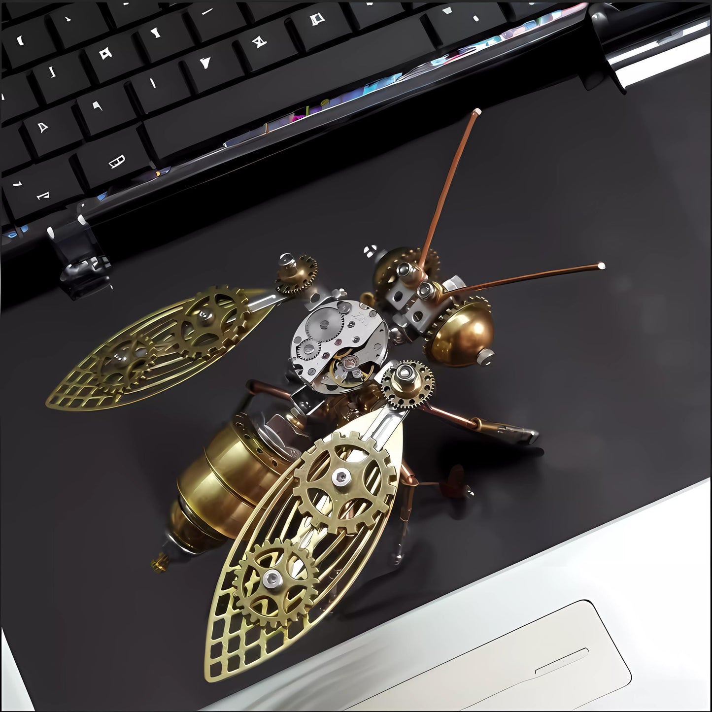 NUOSHANZS Mechanical 3D Bumblebee Model Kit – DIY Steampunk Insect Puzzle for Adults