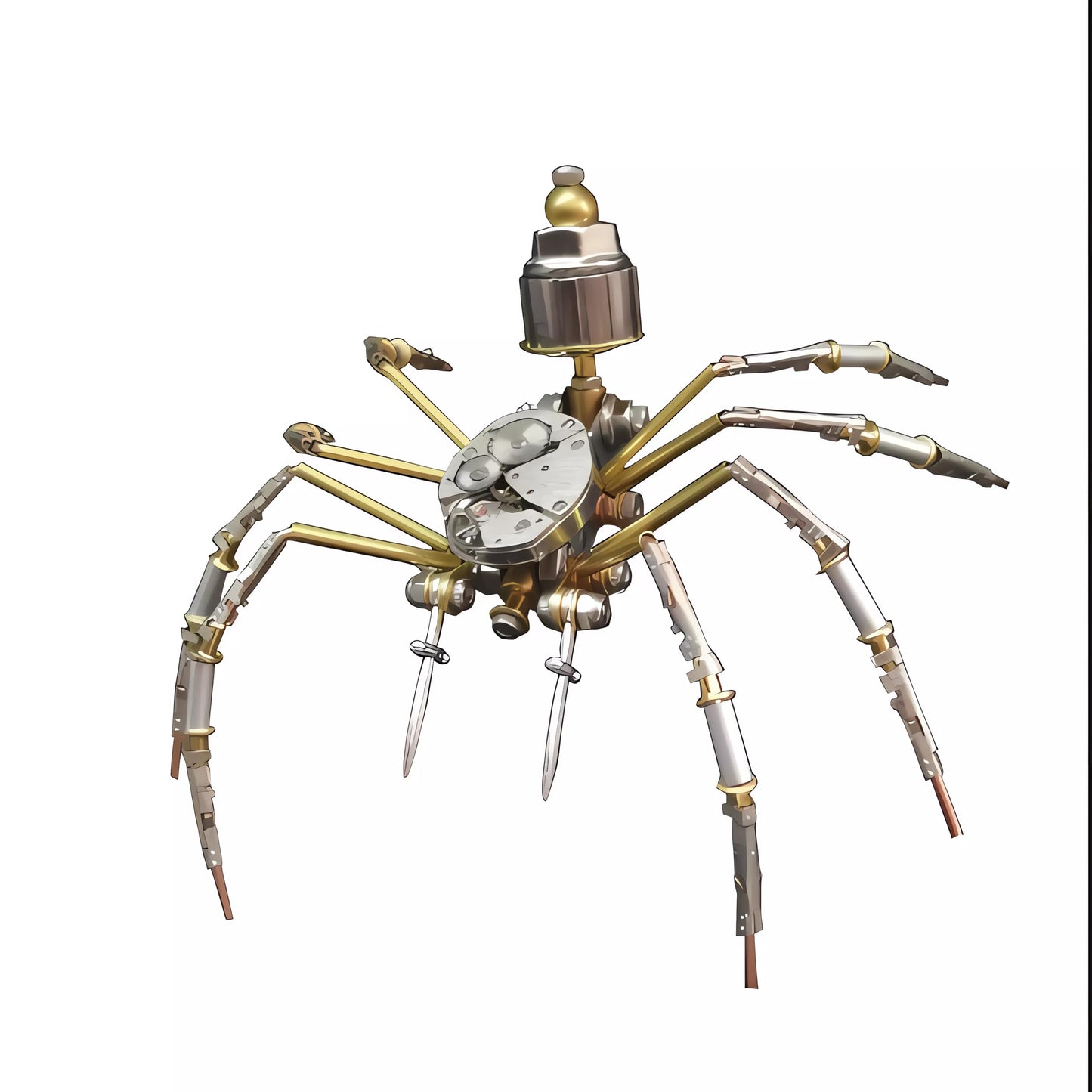 NUOSHANZS Mechanical Spider Model Kit – 3D Brass Gear DIY Puzzle for Adults & Teens