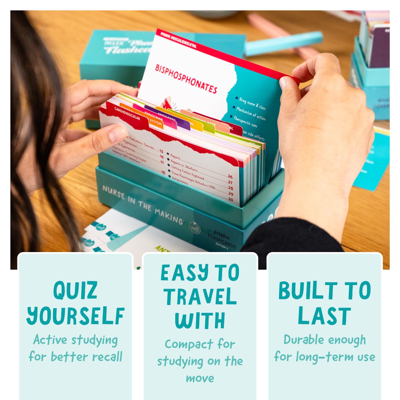 Pharmacology Flashcards by Nurse In The Making – 150+ Medications for NCLEX, ATI & HESI Prep