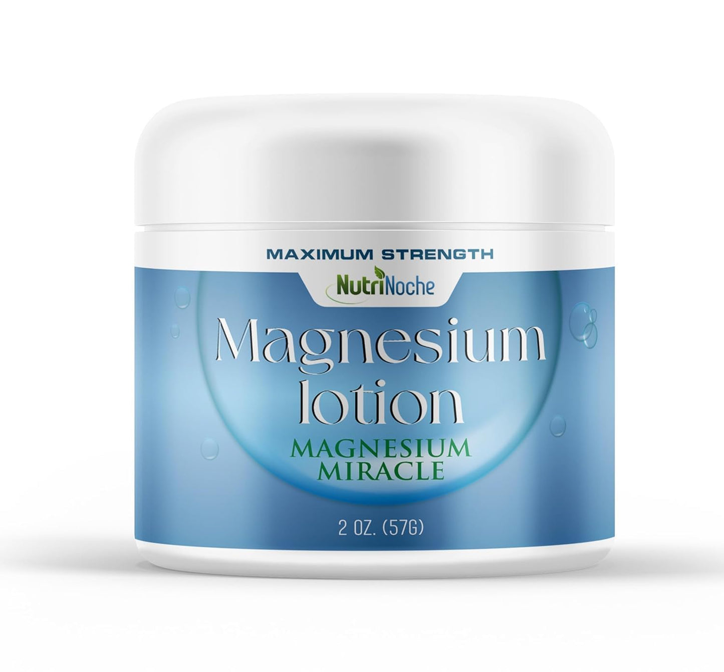 NutriNoche Magnesium Lotion - Nano Magnesium Cream for Sleep & Rest | All Natural, Made in USA