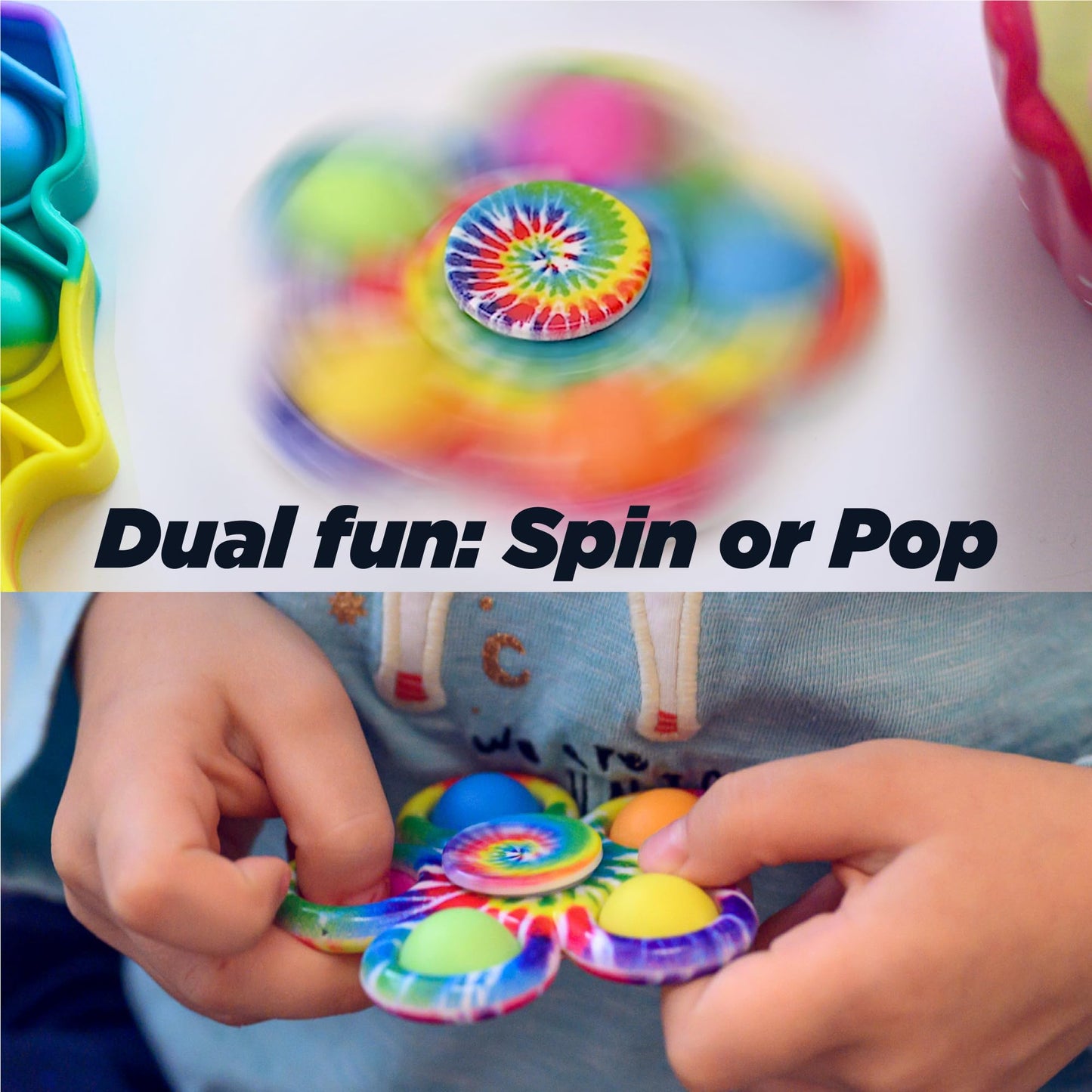 Nutty Toys Fidget Spinner – Sensory Toy for Kids & Adults | Stress Relief Gift 2026