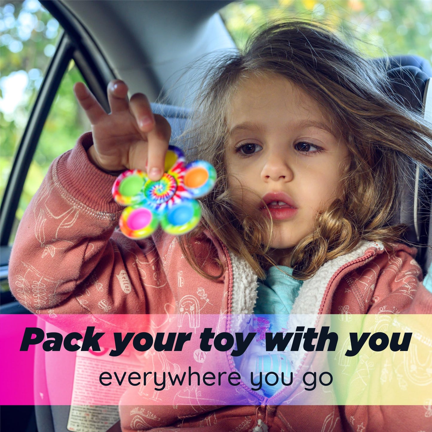 Nutty Toys Fidget Spinner – Sensory Toy for Kids & Adults | Stress Relief Gift 2026