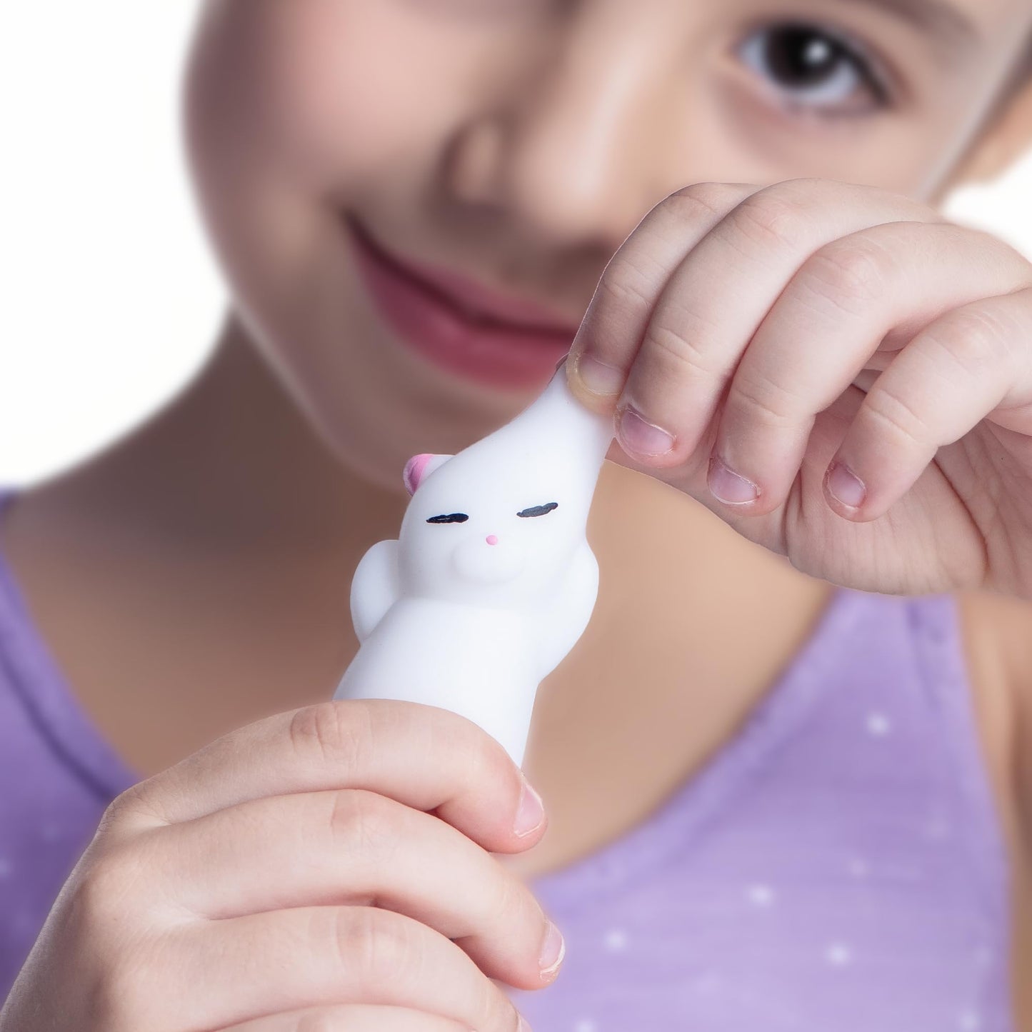 Nutty Toys Squishy Cat Set - 2-inch Soft Silicone Kittens | Stress Relief Fidget Toys & Gift Idea 2026