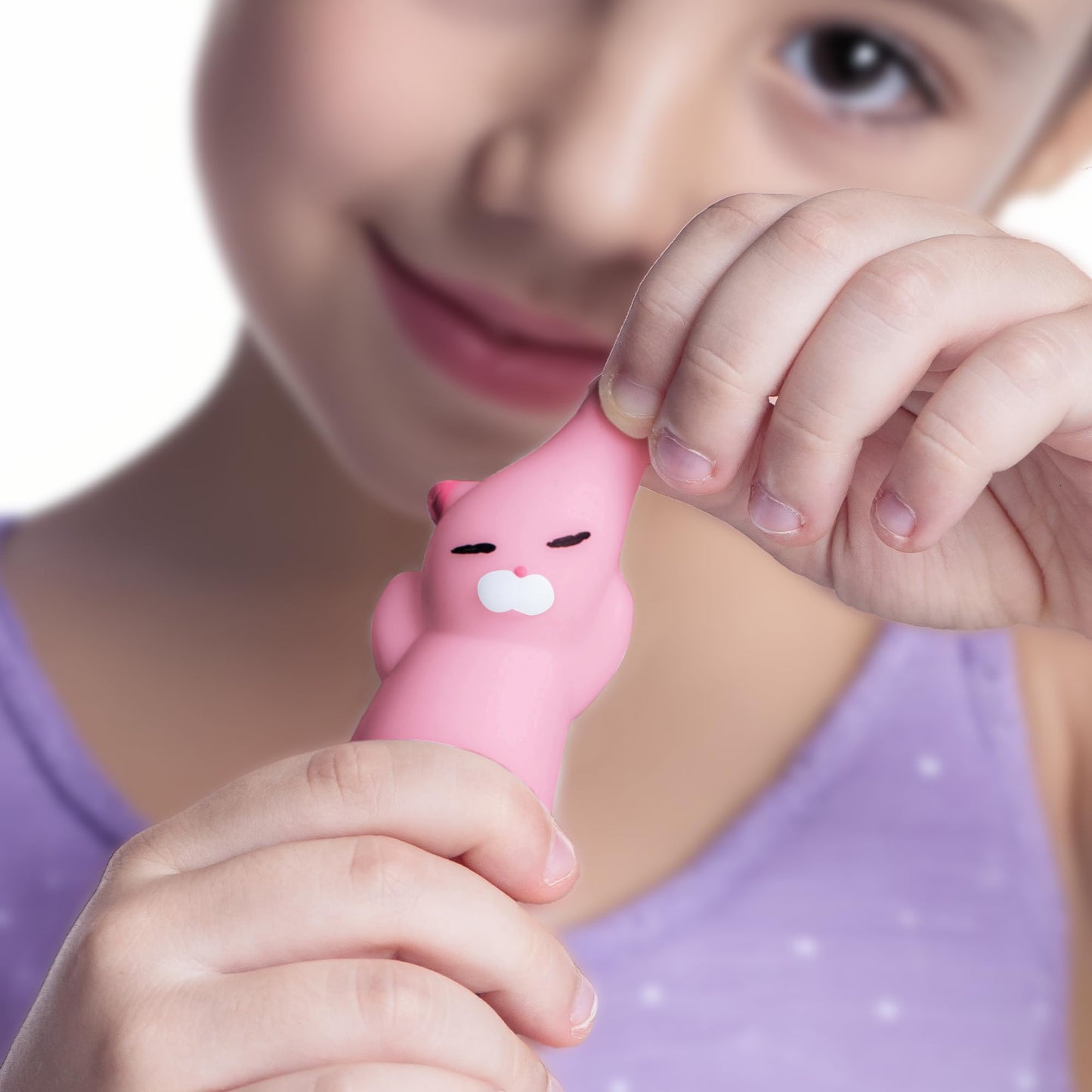 Nutty Toys Squishy Cat Set — 2in Soft Silicone Kittens for Focus & Calm
