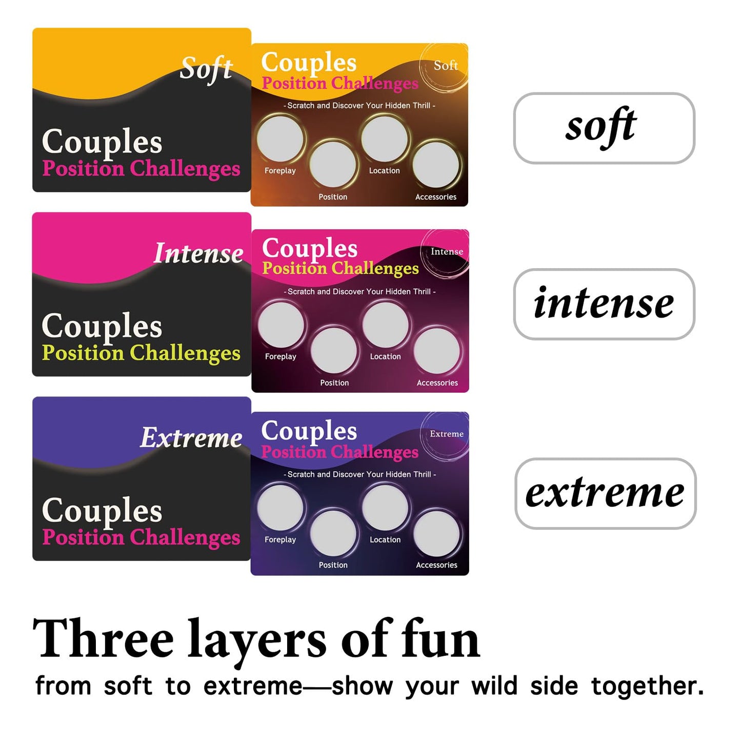 Nuyviare Couples Scratch Card Game – Date Night & Valentine Gift