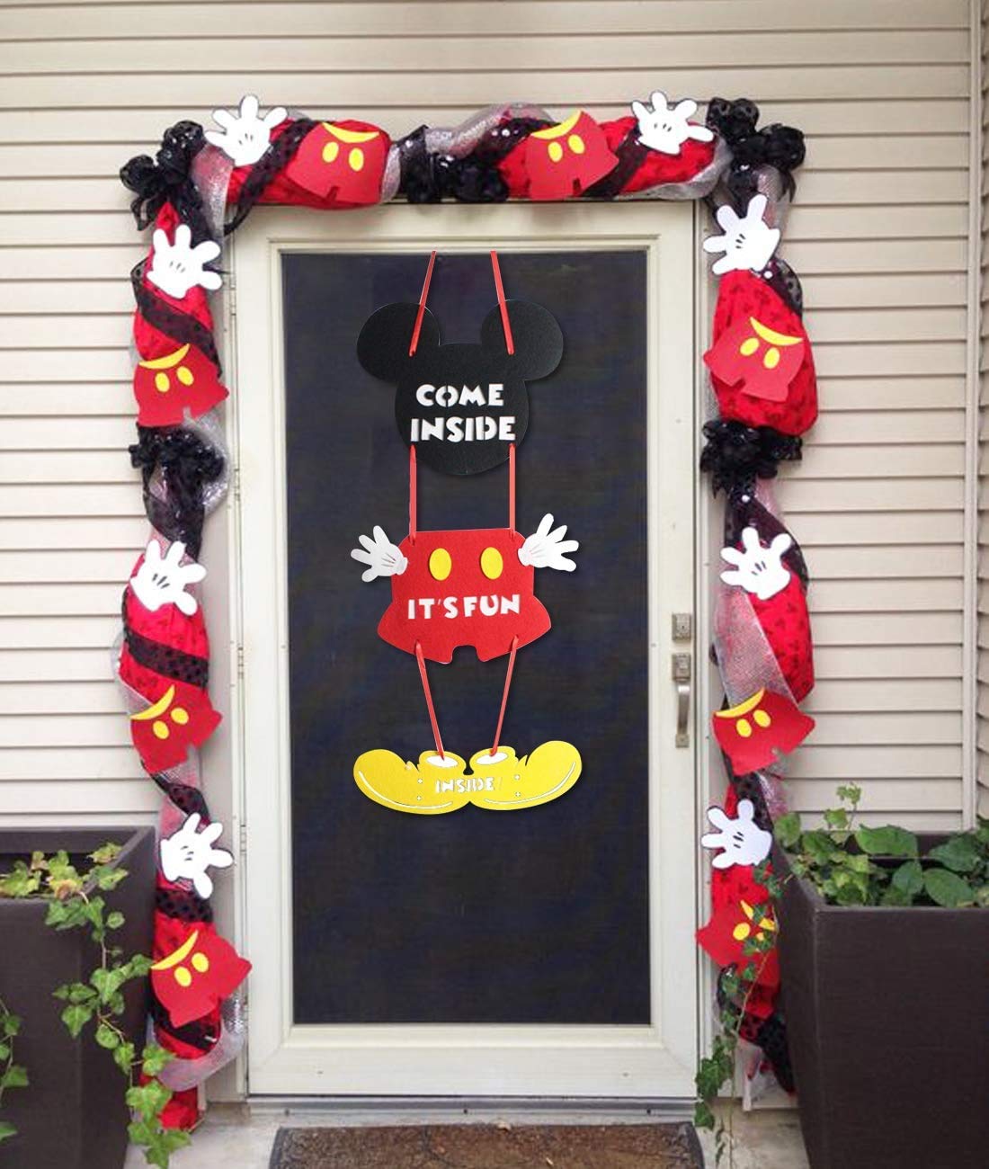 Nyhpar Cartoon Mouse 3rd Birthday Decorations | 3 Years Old Boy Party Supplies