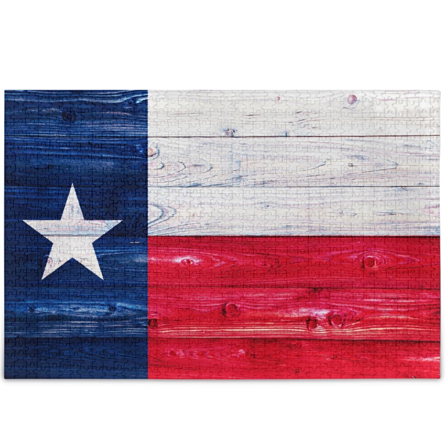 Oarencol Texas State Flag 1000-Piece Jigsaw Puzzle – Adult Gift & Home Decor