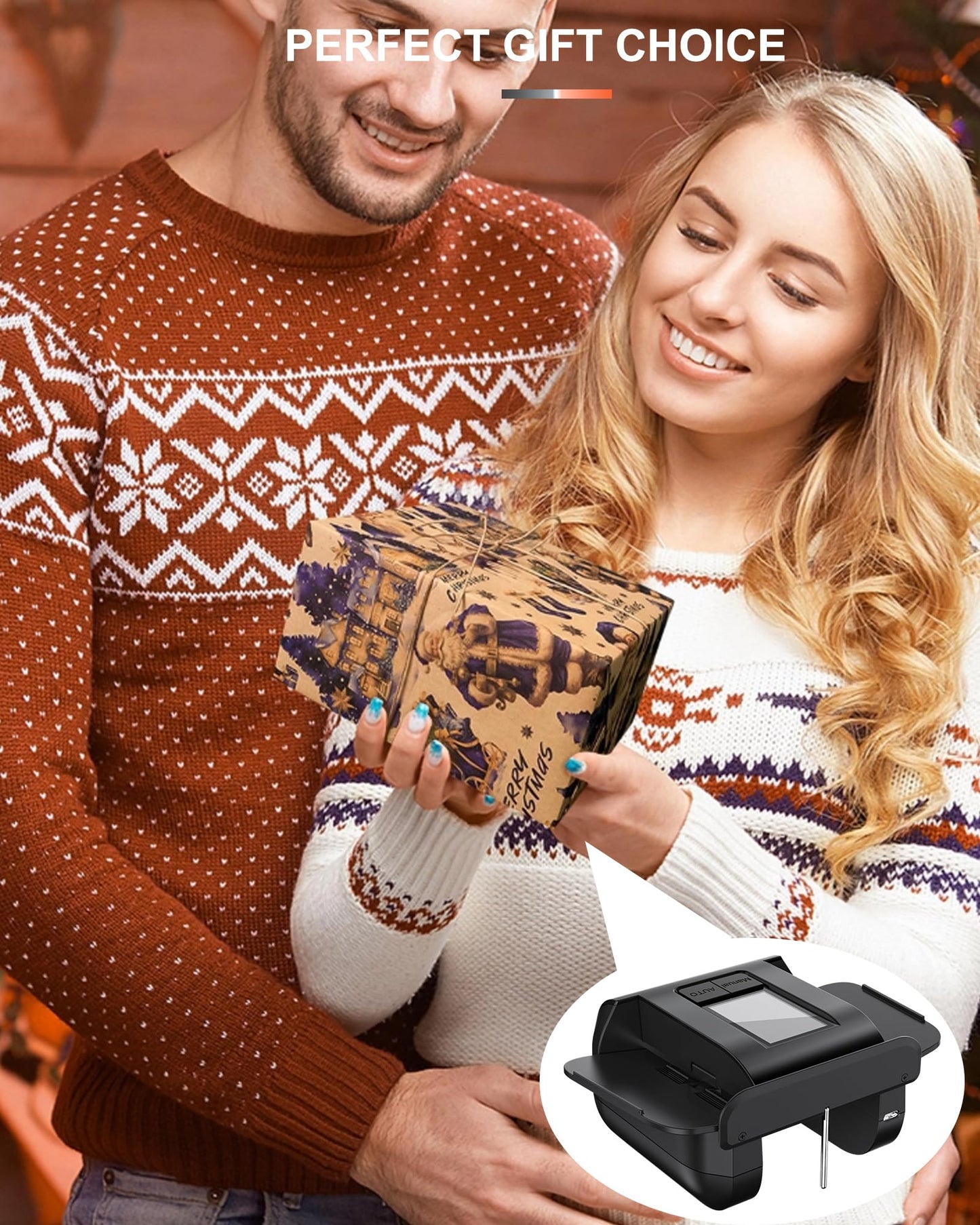 OBLITZON Automatic Card Shuffler (1-2 Decks) – Auto & Manual, USB-C 2000mAh