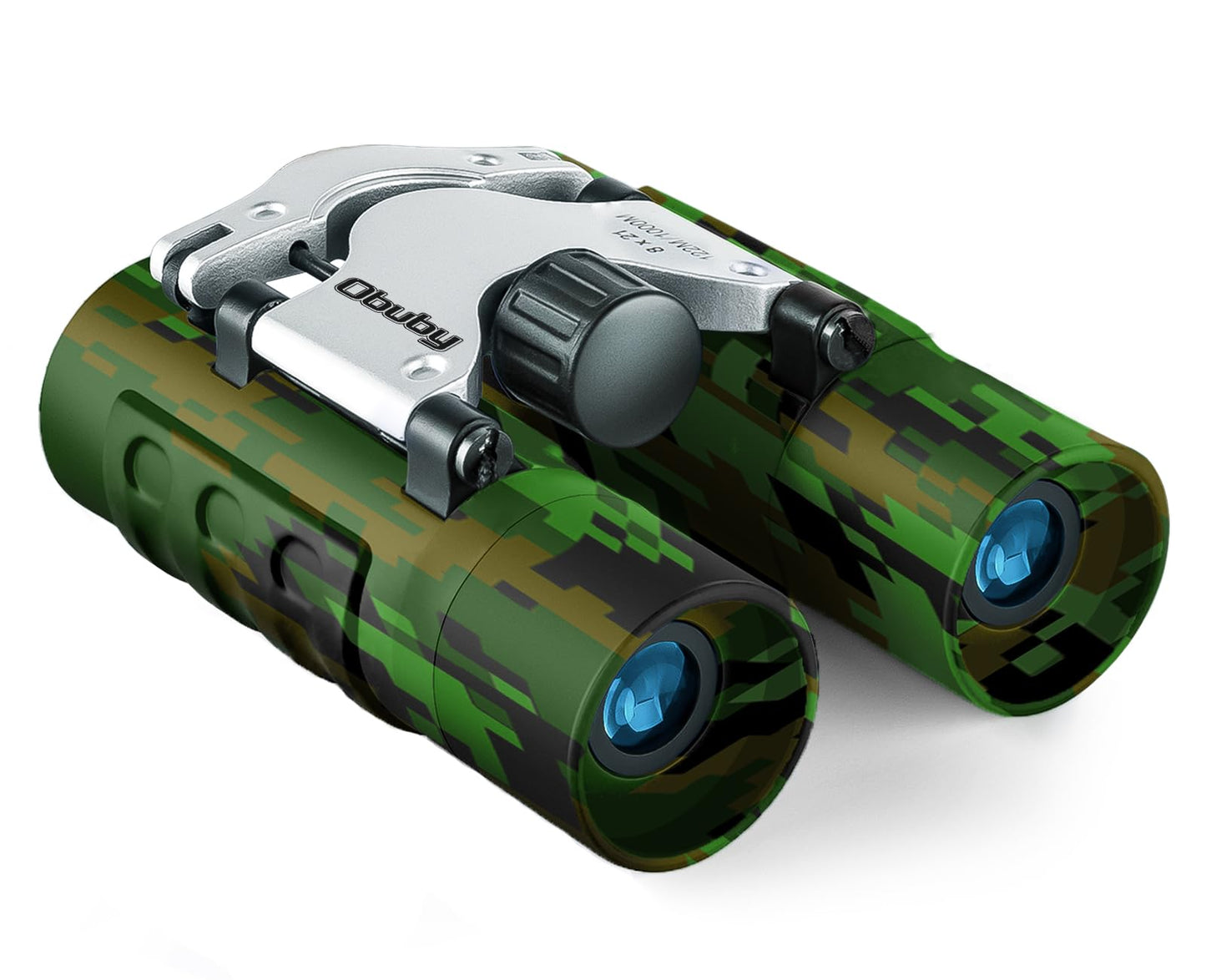OBUBY Real Binoculars for Kids 8x21 – Compact, Shockproof Folding Binoculars for Ages 3–12