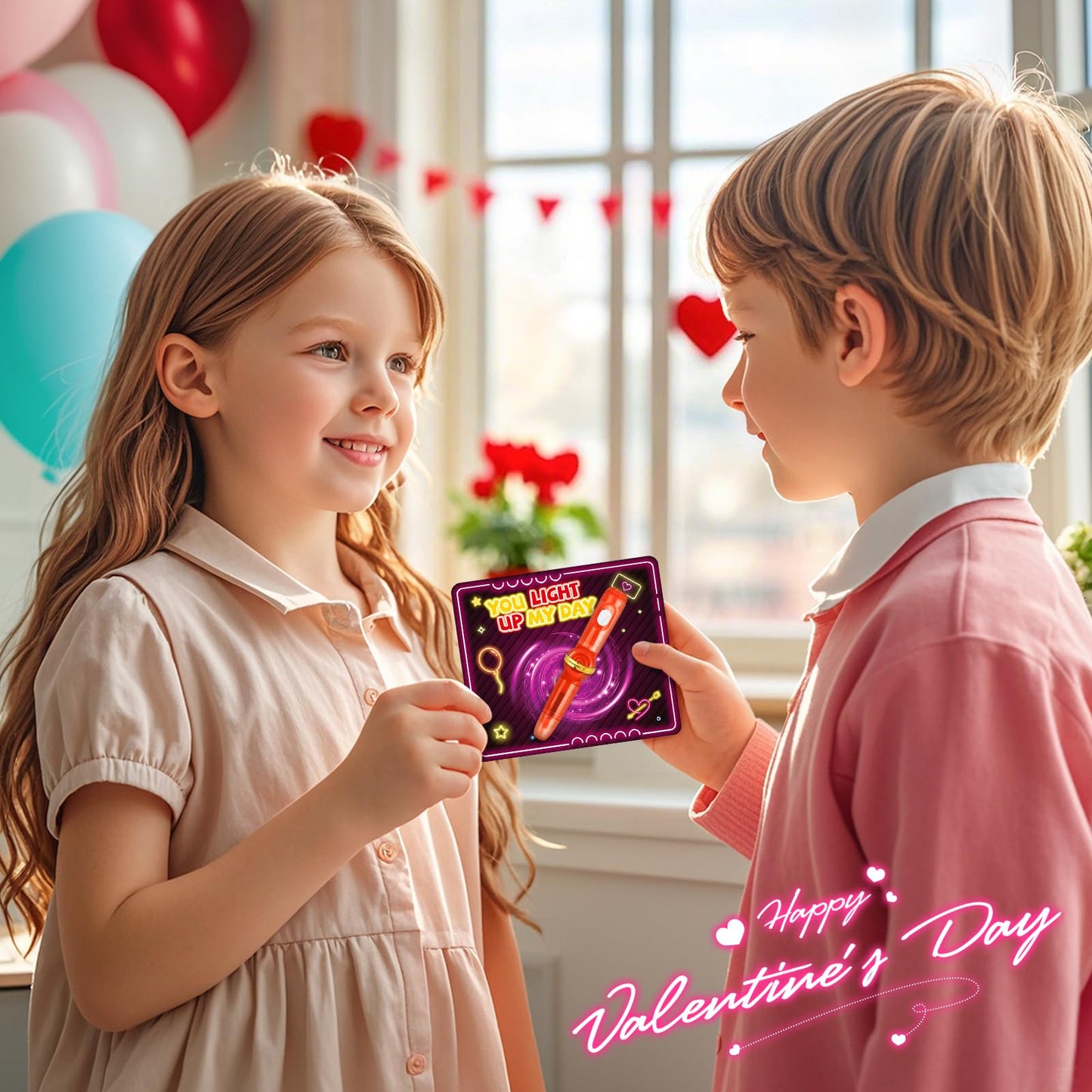 OCHIDO 24-Pack Valentines Day Cards with Fidget Spinners – Classroom Gifts & Party Favors