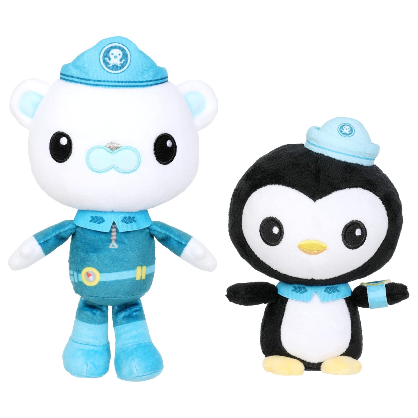 Octonauts Above & Beyond Plush Captain Barnacles & Peso – 7-inch and 8-inch Collectible Duo | OCTONAUTS
