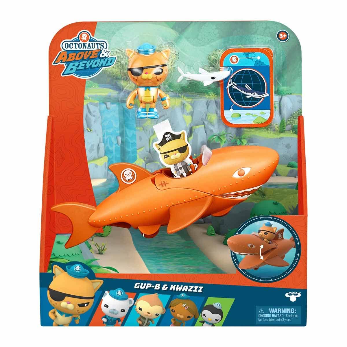 OCTONAUTS Kwazii & Gup B Adventure Pack – Action Figure & Vehicle Set