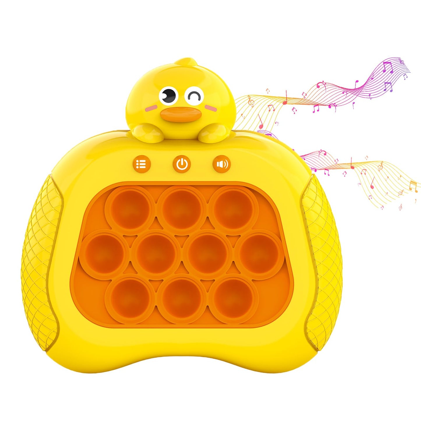 OCYGL Valentines Day Yellow Duck Pop Push Game – Fidget Toy for Kids 3–12