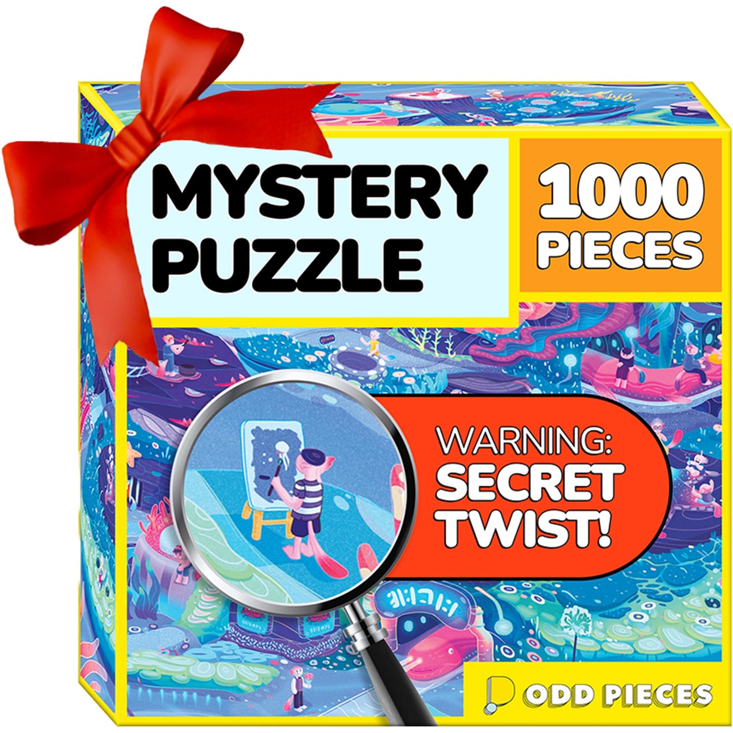 Odd Pieces 1000-Piece Jigsaw Puzzle: Beyond The Kelp – Ocean Mystery & Comic Story