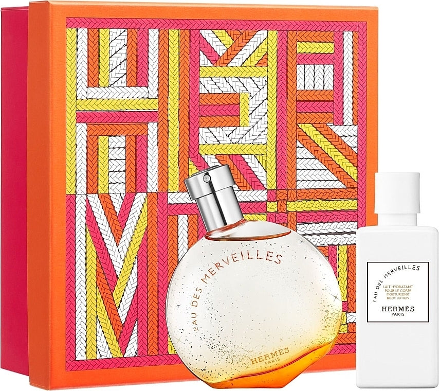 Hermes Eau des Merveilles Gift Set 50ml EDT + 15ml EDT