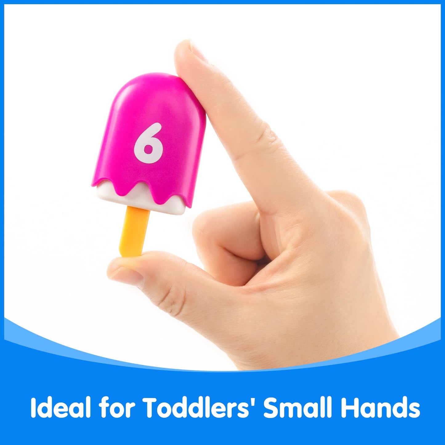 Odoorgames Numbers 1-20 Popsicles – Fun Number Toys for Ages 3-5