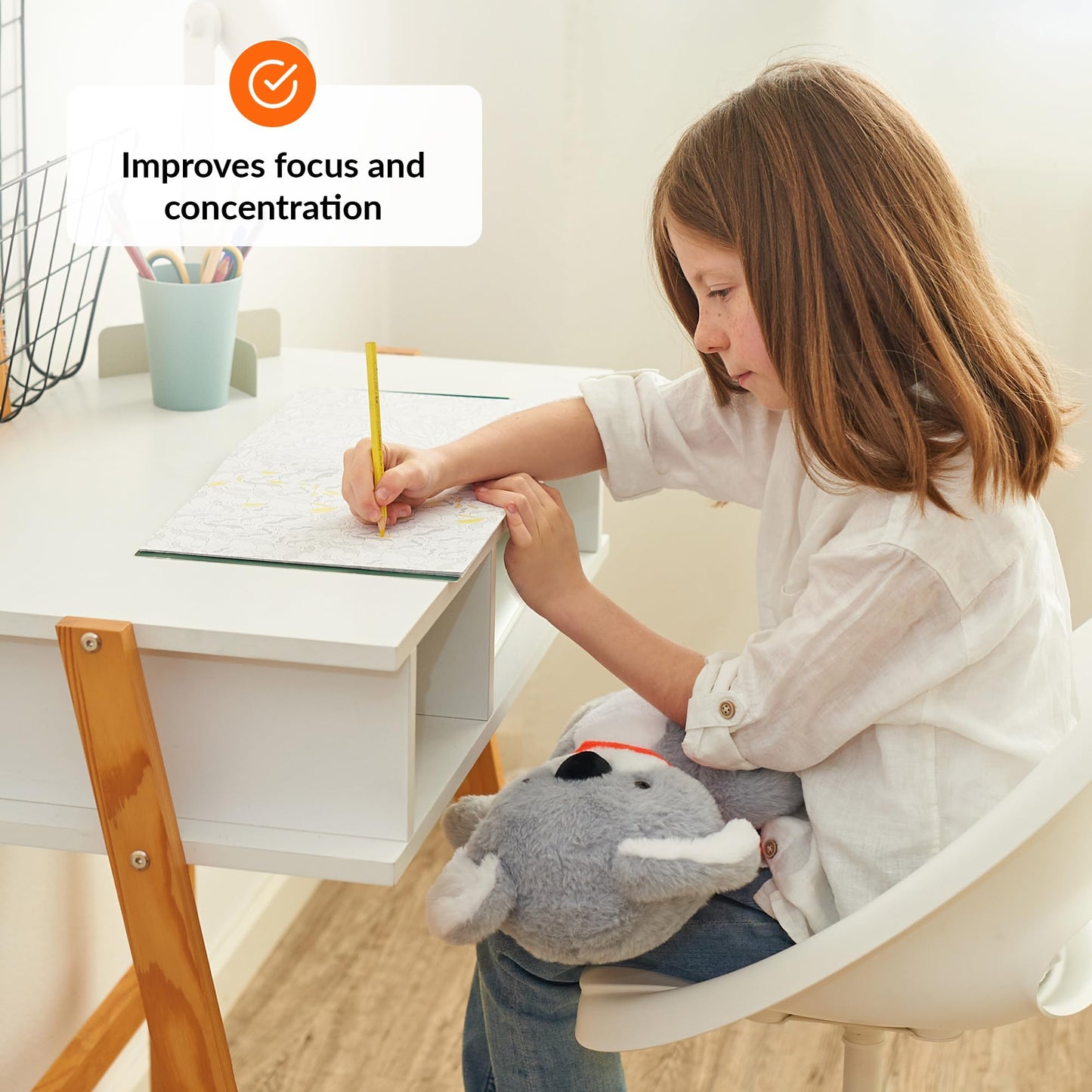 ODOXIA Koala Weighted Plush — 3.1 lb Sensory Plush for Kids & Adults with Carrying Bag