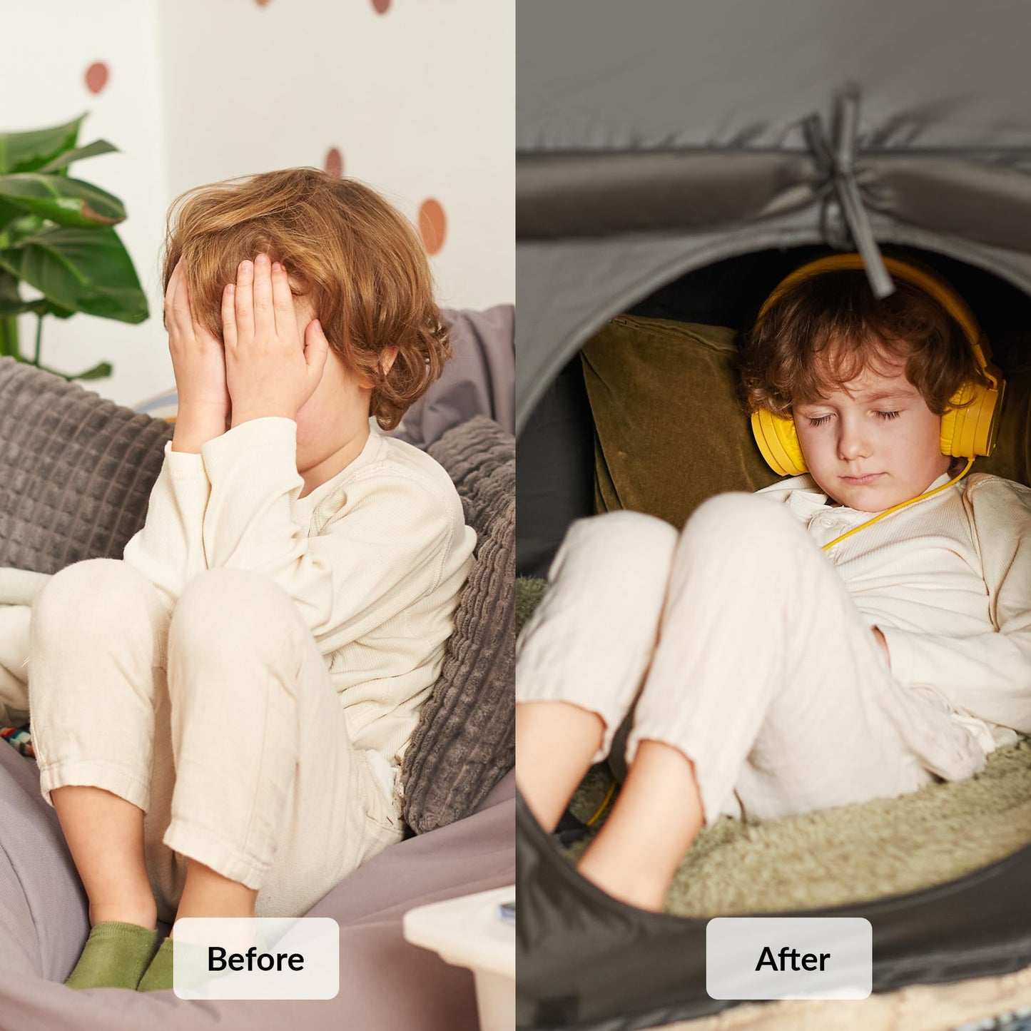 ODOXIA Sensory Tent — Pop-Up Blackout Calm Space for Home and School