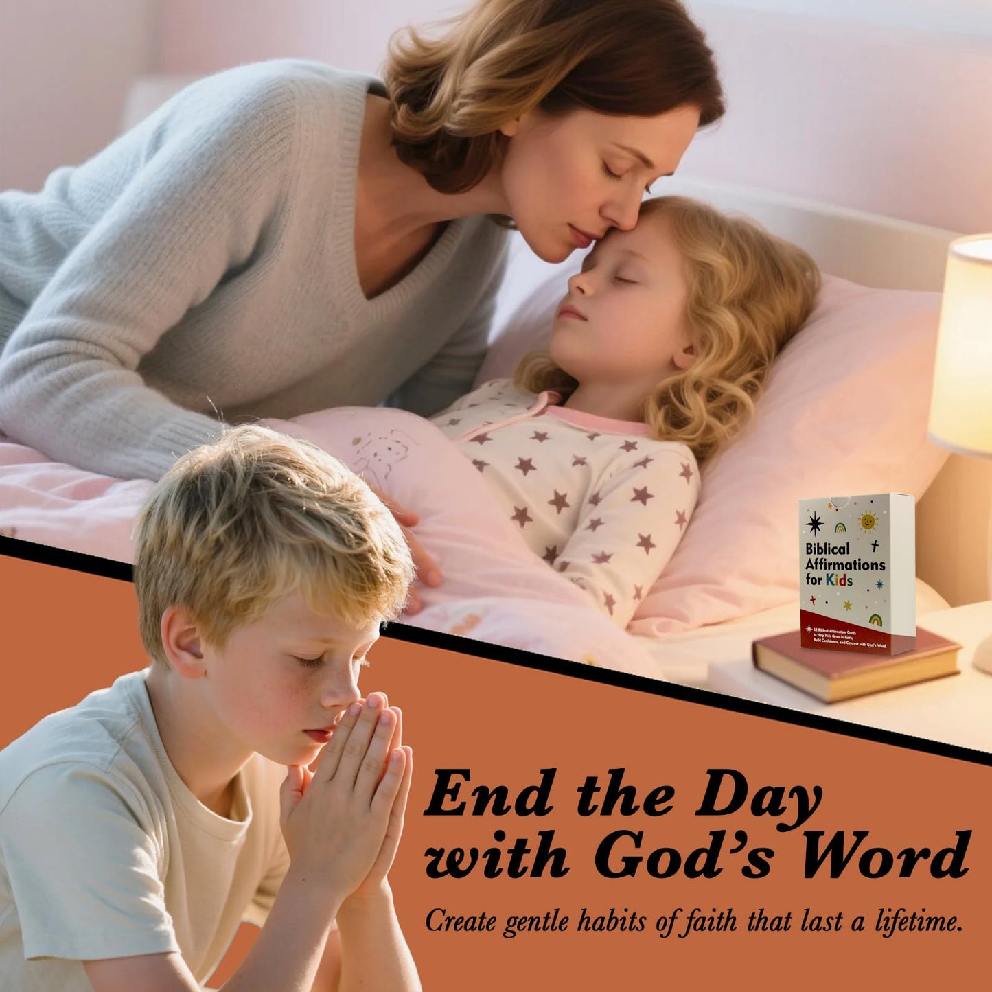 Odrano Biblical Affirmations for Kids – 62 Scripture Cards for Children | Easter & Bible Study Gift
