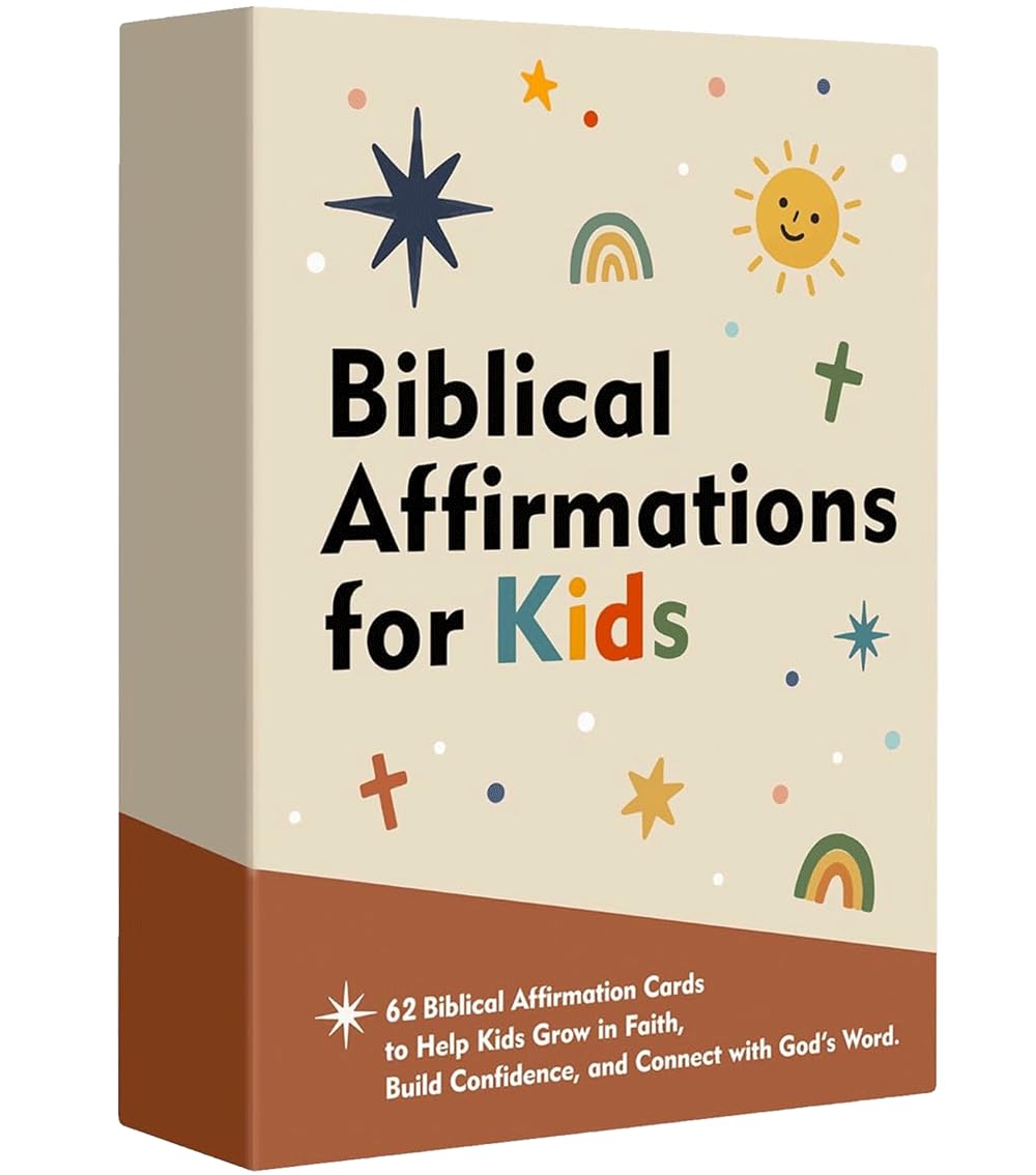 Odrano Biblical Affirmations for Kids – 62 Scripture Cards for Children | Easter & Bible Study Gift
