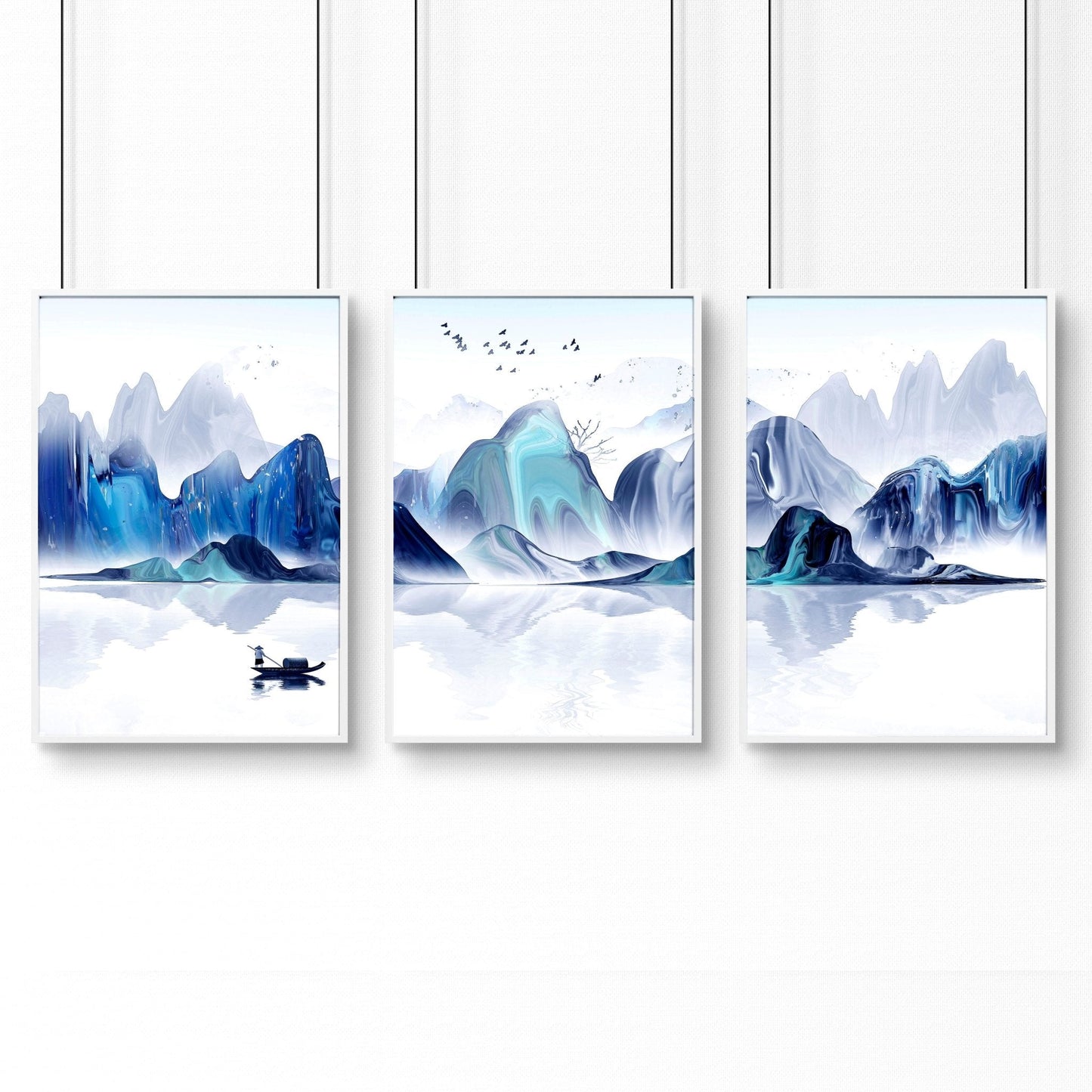 Office decor ideas | set of 3 wall art prints