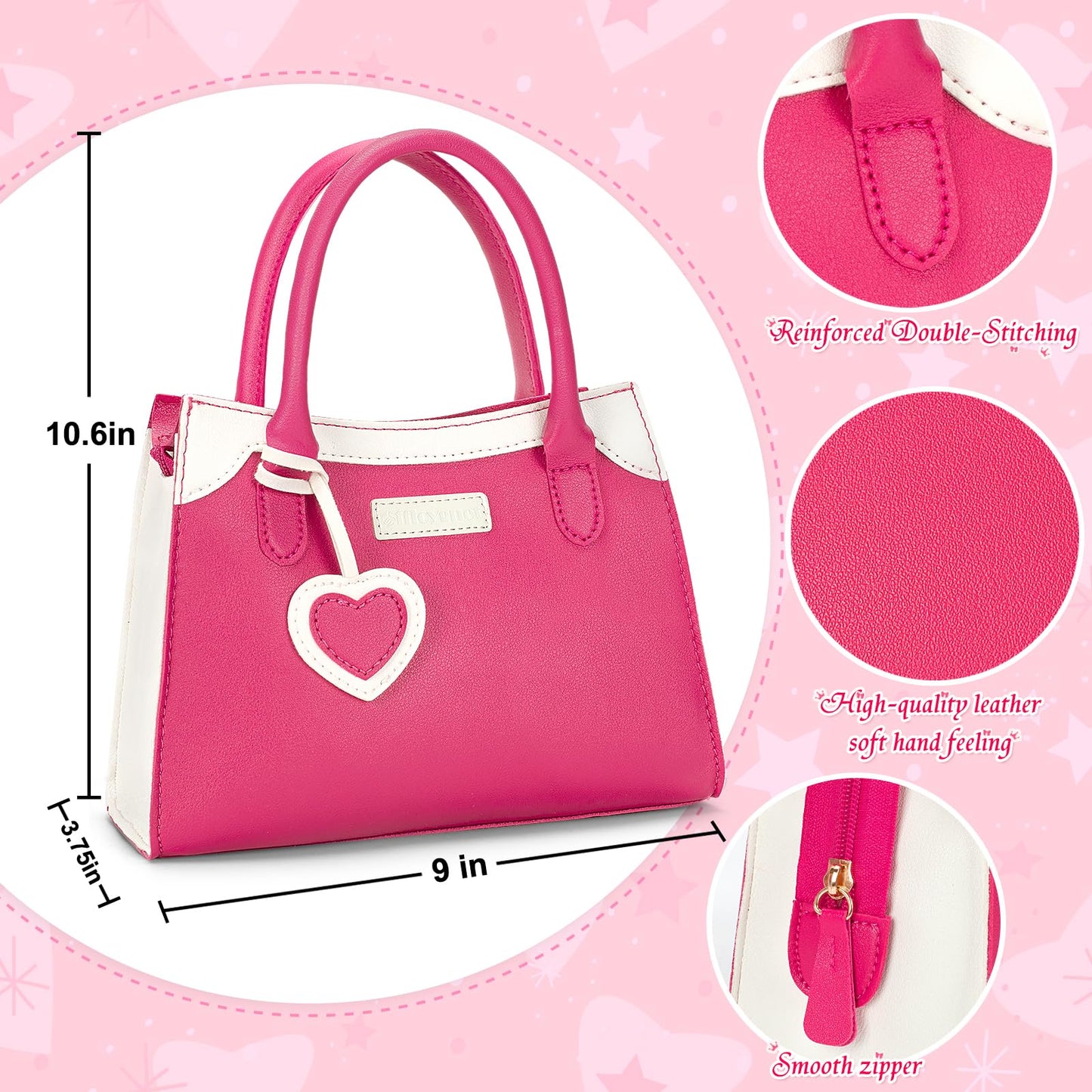Officygnet Play Purse for Little Girls – Pretend Princess Toy Set with Accessories
