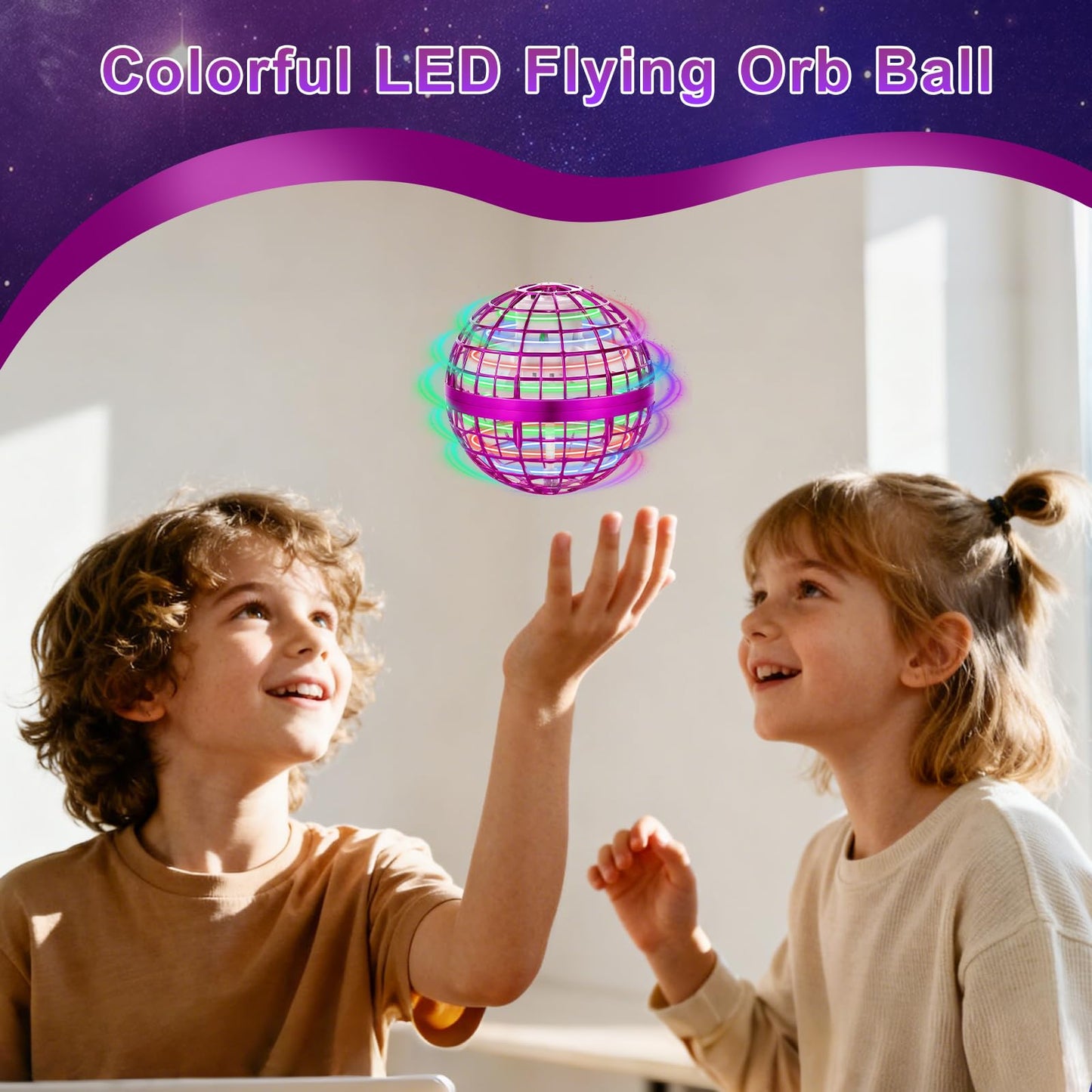 OFUN Flying Orb Ball 2025 – Hand-Controlled Hover Boomerang Toy