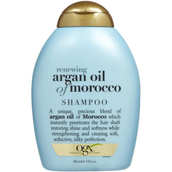 OGX Renewing Argan Oil Of Morocco Shampoo Deeply Hydrating & Repairing for Damaged, Dry & Dull Hair 385ml/13.02 oz