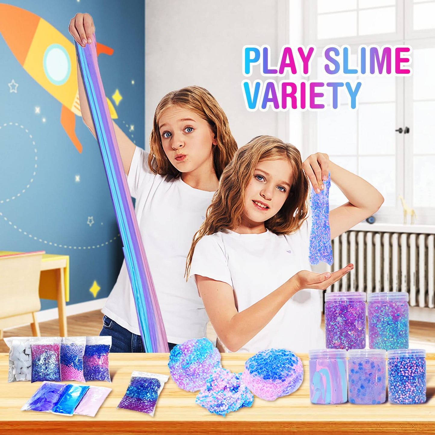 OHIECIHY Unicorn Slime Kit for Girls 4-12 | Butter Slime, Glitter Crunch & Candy Confetti