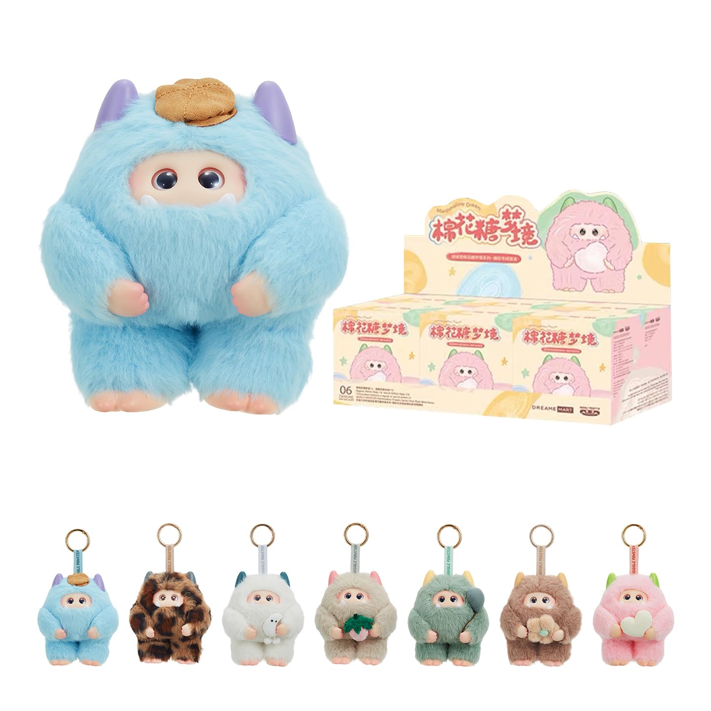 OHKU Giggle Monster Marshmallow Dreams Vinyl Plush Blind Box – Whole Set