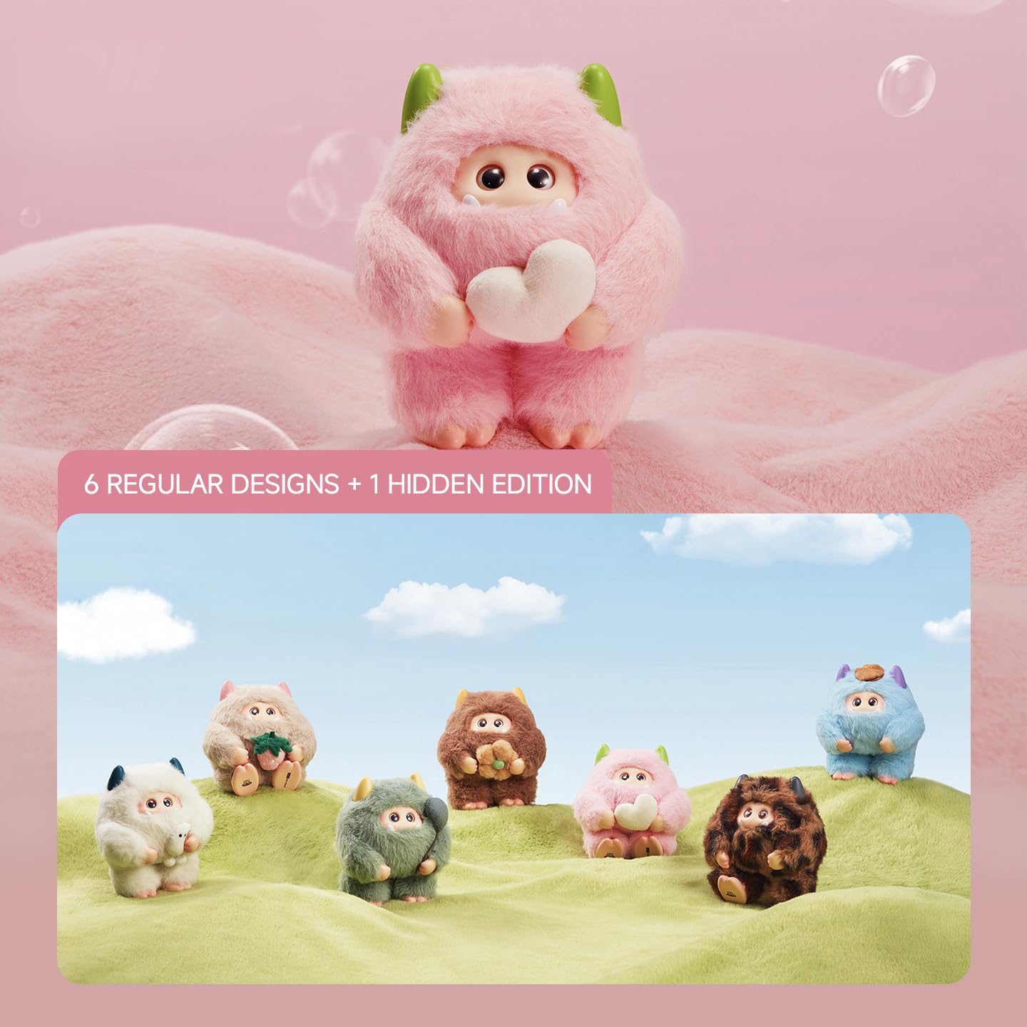 OHKU Giggle Monster Marshmallow Dreams Vinyl Plush Blind Box – Whole Set
