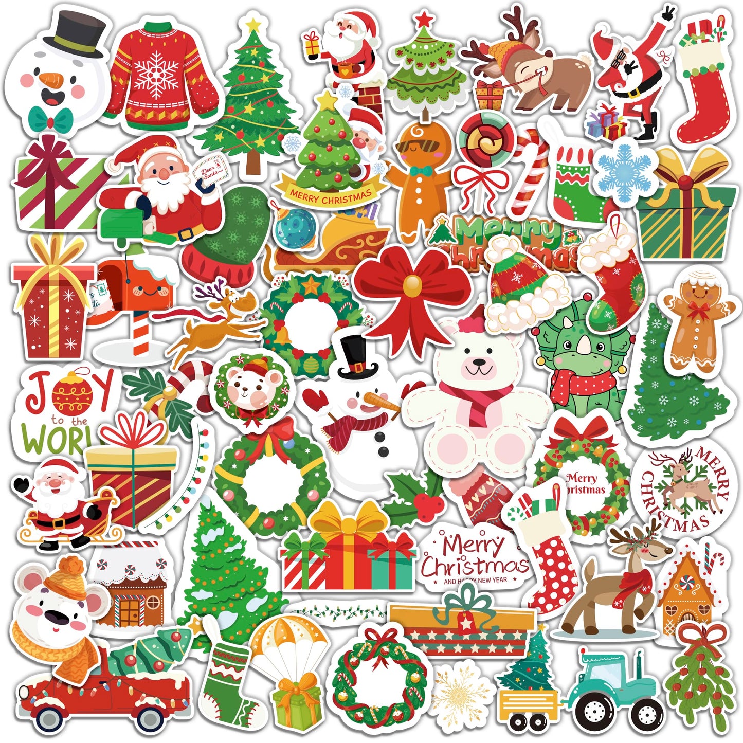 OHOME Stocking Stuffers | 320 PCS Christmas Stickers for Kids – 160+ Designs