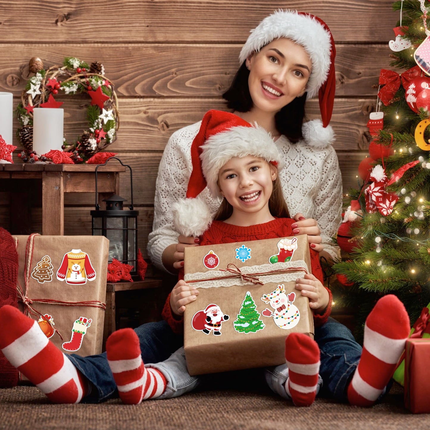 OHOME Stocking Stuffers | 320 PCS Christmas Stickers for Kids – 160+ Designs