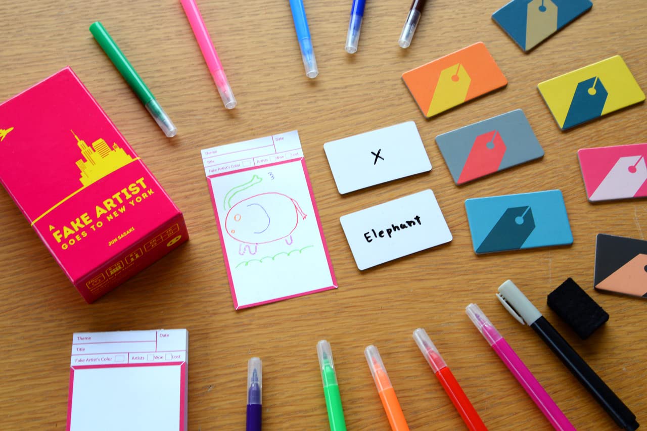 Oink Games A Fake Artist Goes to New York | 5-10 Player Party Game