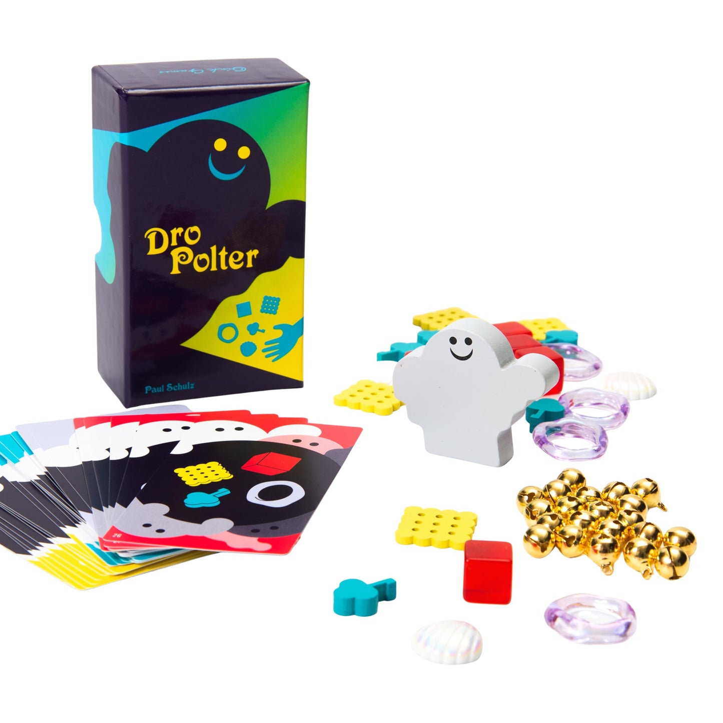 Oink Games DroPolter – Fast-Paced Ghost Memory Party Game for 2–5 Players (Ages 6+) | Portable Travel