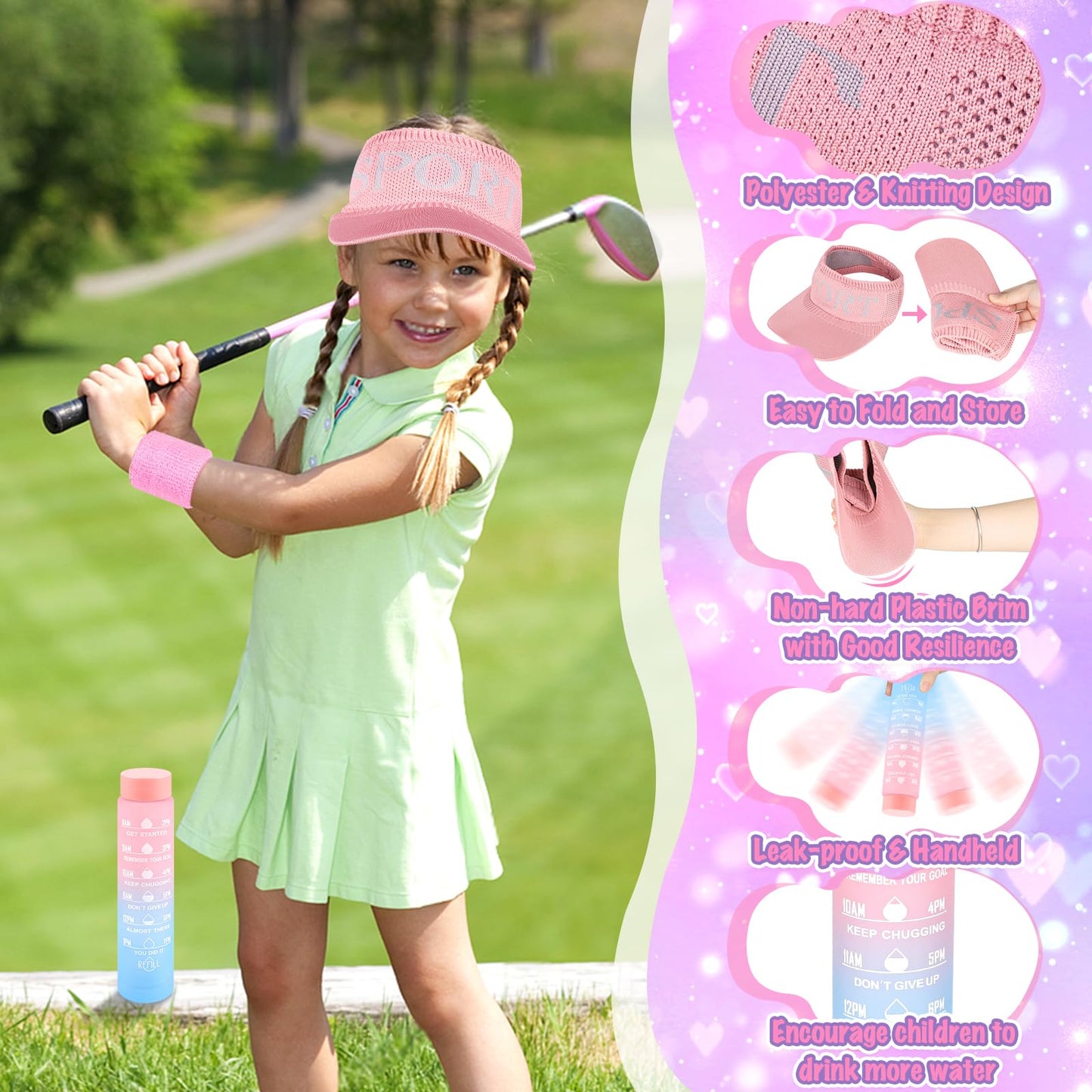 Oisacirg Play Purse – 34-Piece Toddler Sports Set for Girls 3-6+